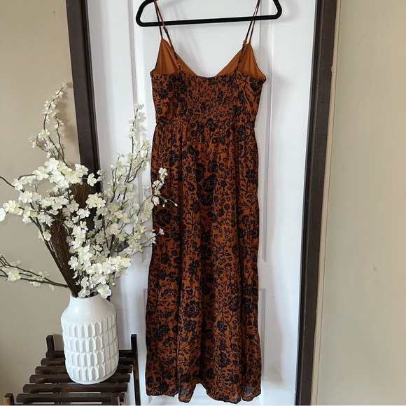 Blue Rain Brown and Black‎ Floral Maxi Dress - Picture 8 of 13